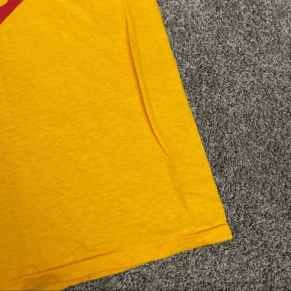 Vintage 70s Super Dad Print Hanes T-shirt Size Small - Picture 6 of 13